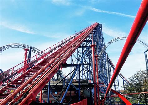 pleasure beach roller coasters.